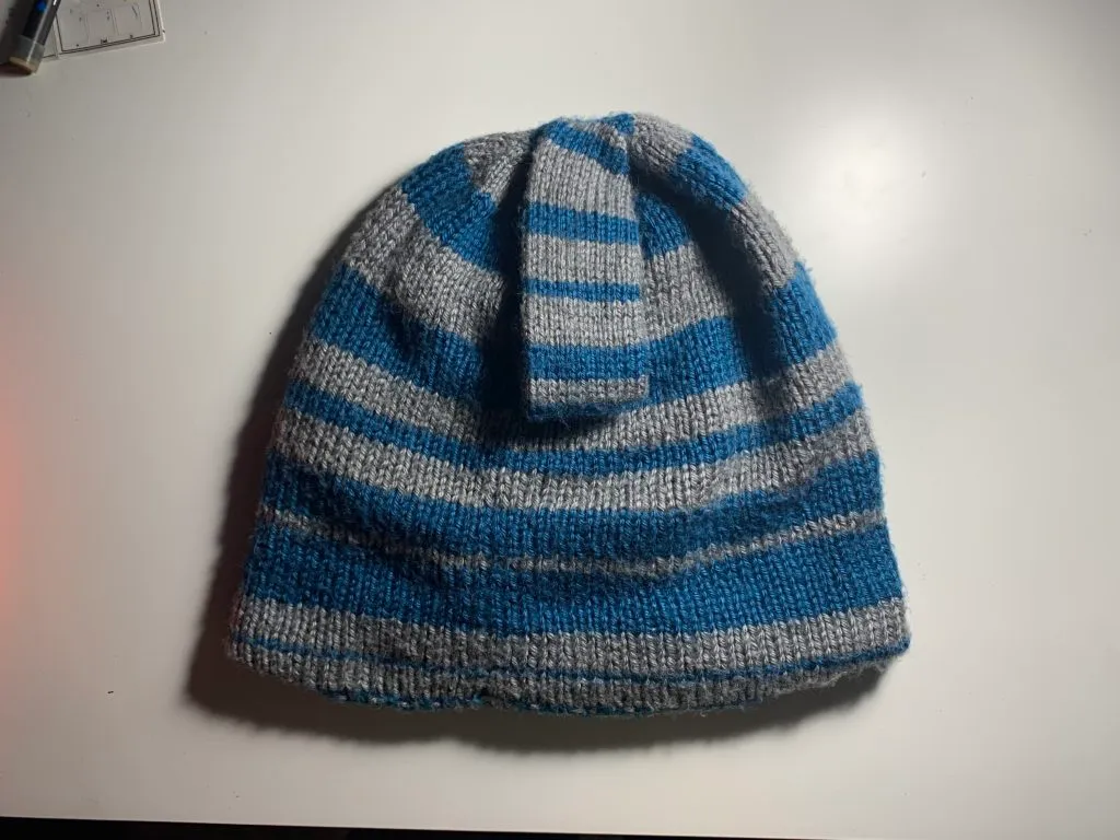 Klein Bottle Hat Unfolded (Back) 1