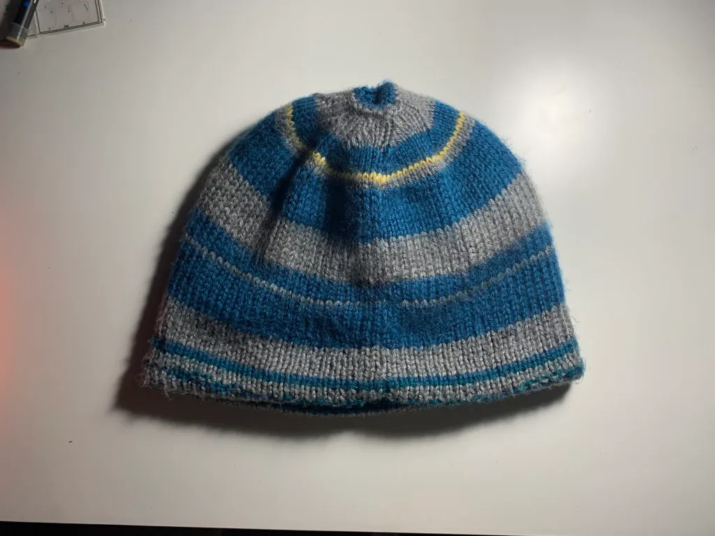 Klein Bottle Hat Folded (Inside Front)